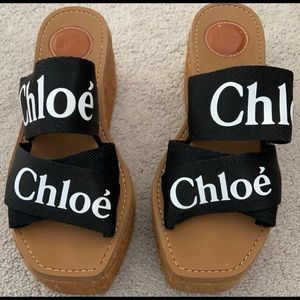 Black, Chloé espadrilles shoes, size 7! Worn twice, in perfect condition!